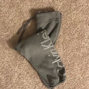 Calvin Klein Performance Sweatpants Gray Sz Large